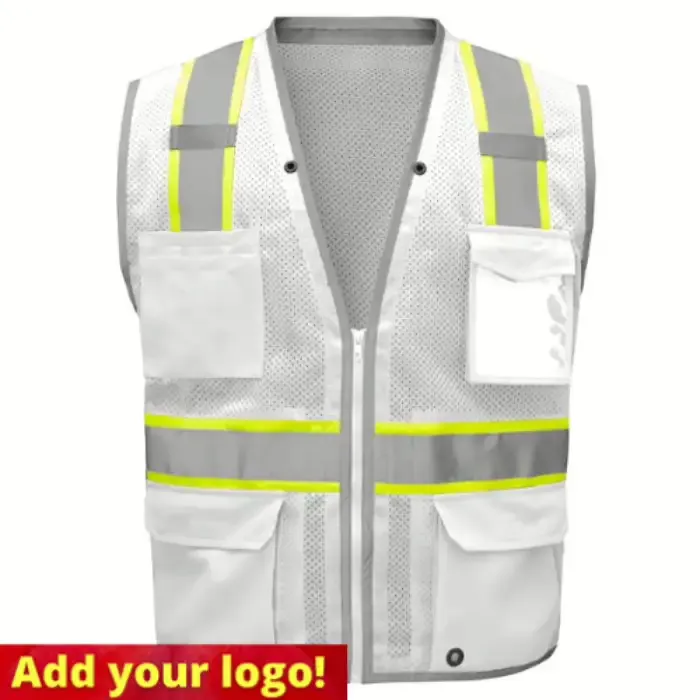 White Safety Vest