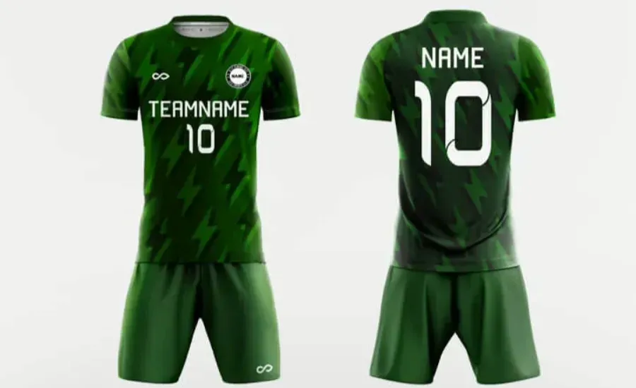 green forest soccer jersey