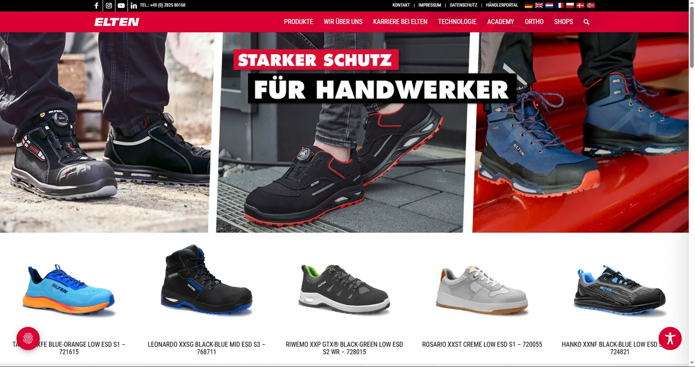 ELTEN safety footwear