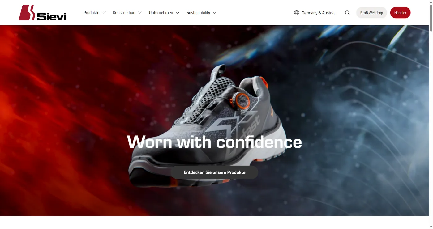 Sievi safety footwear