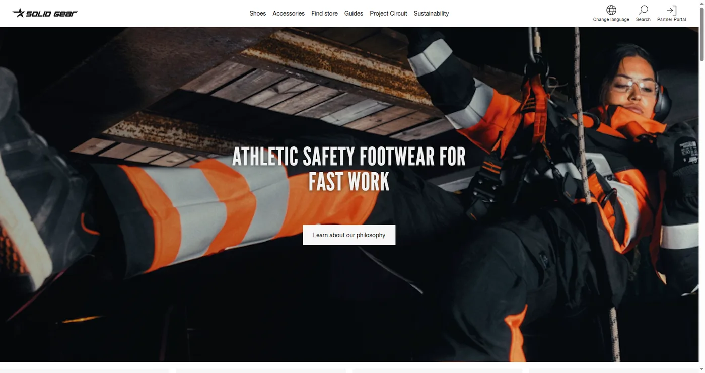 Solid Gear safety footwear