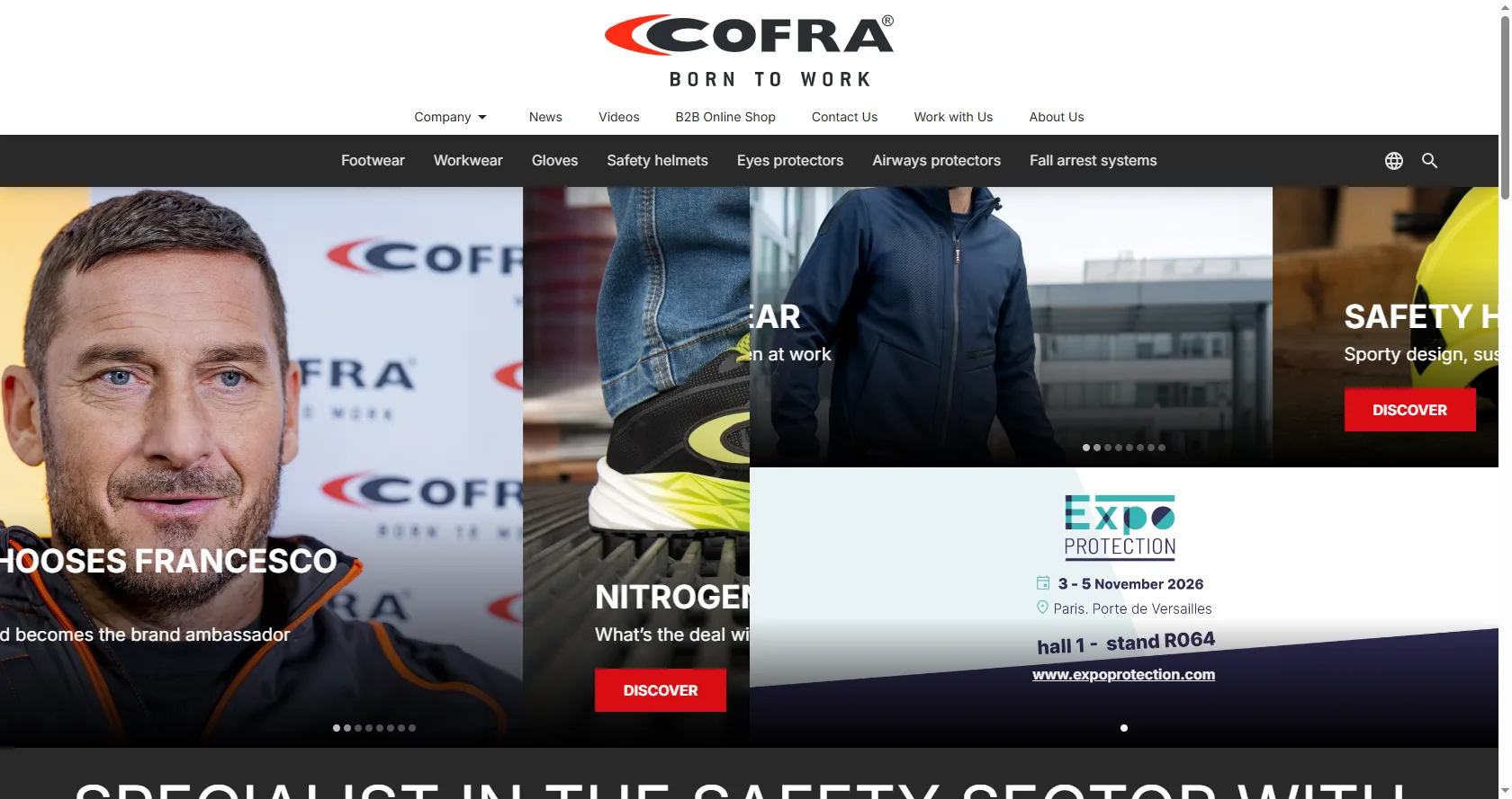 Cofra workwear and safety footwear