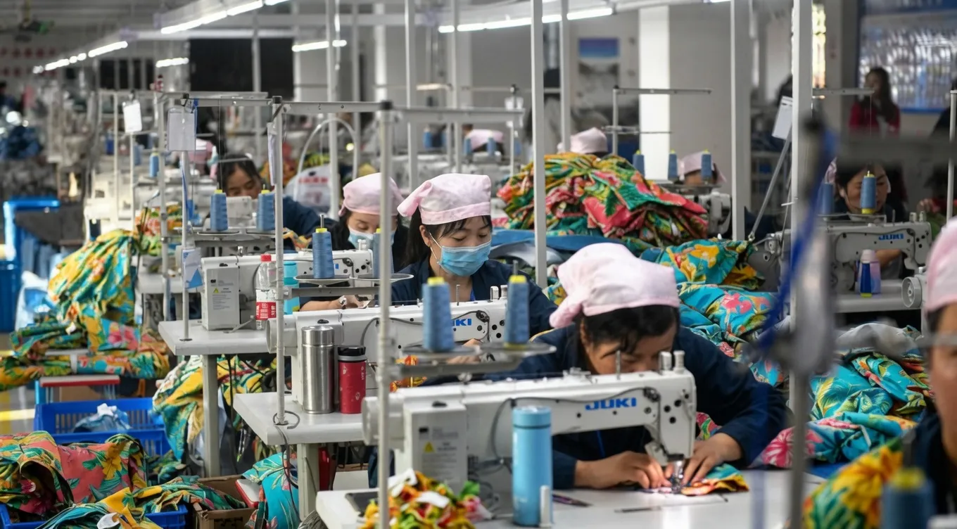 Factory production floor