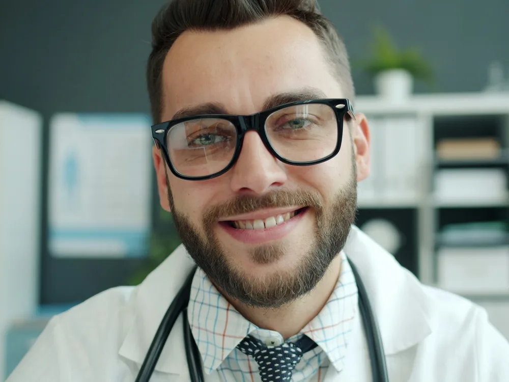 Clinical staff in lab coats for laboratory and diagnostics roles