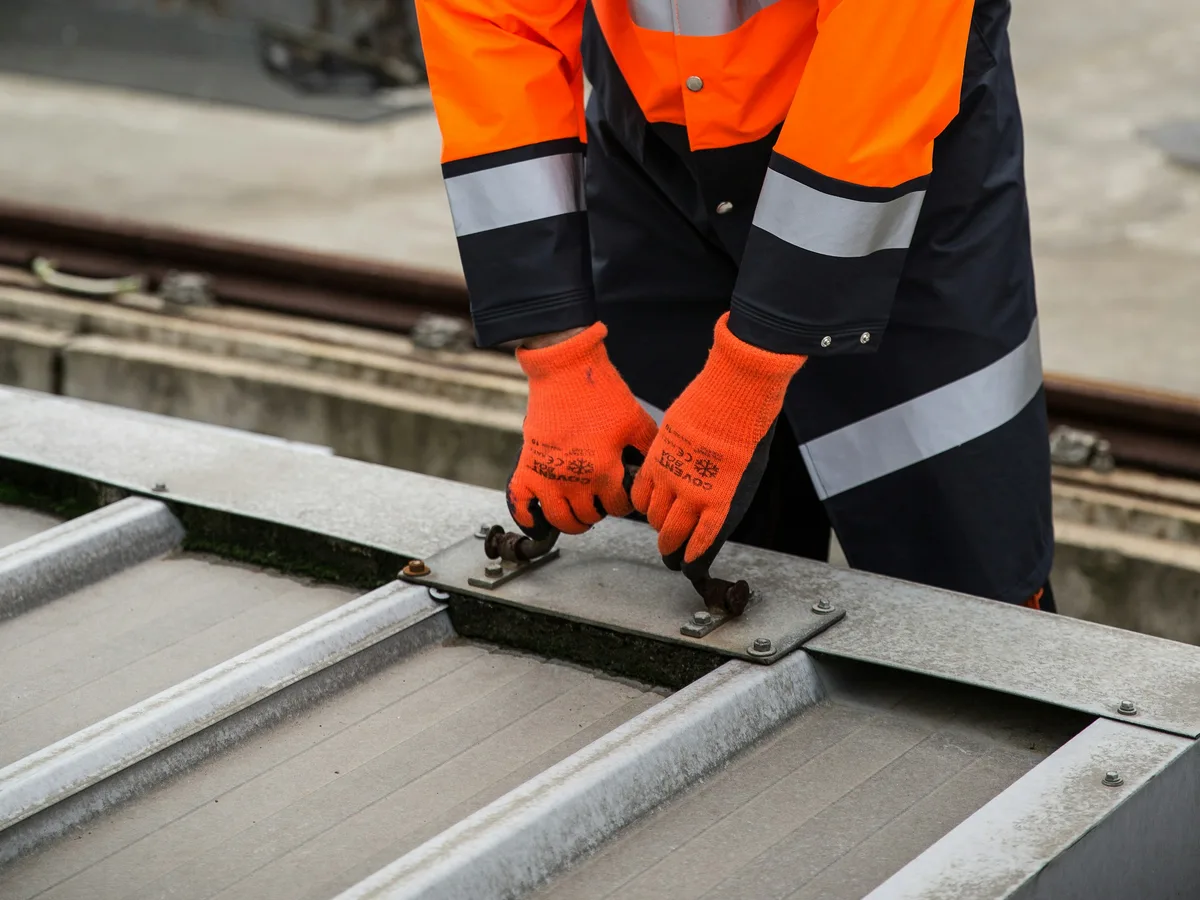 Plant maintenance technicians in flame-resistant hi-vis workwear
