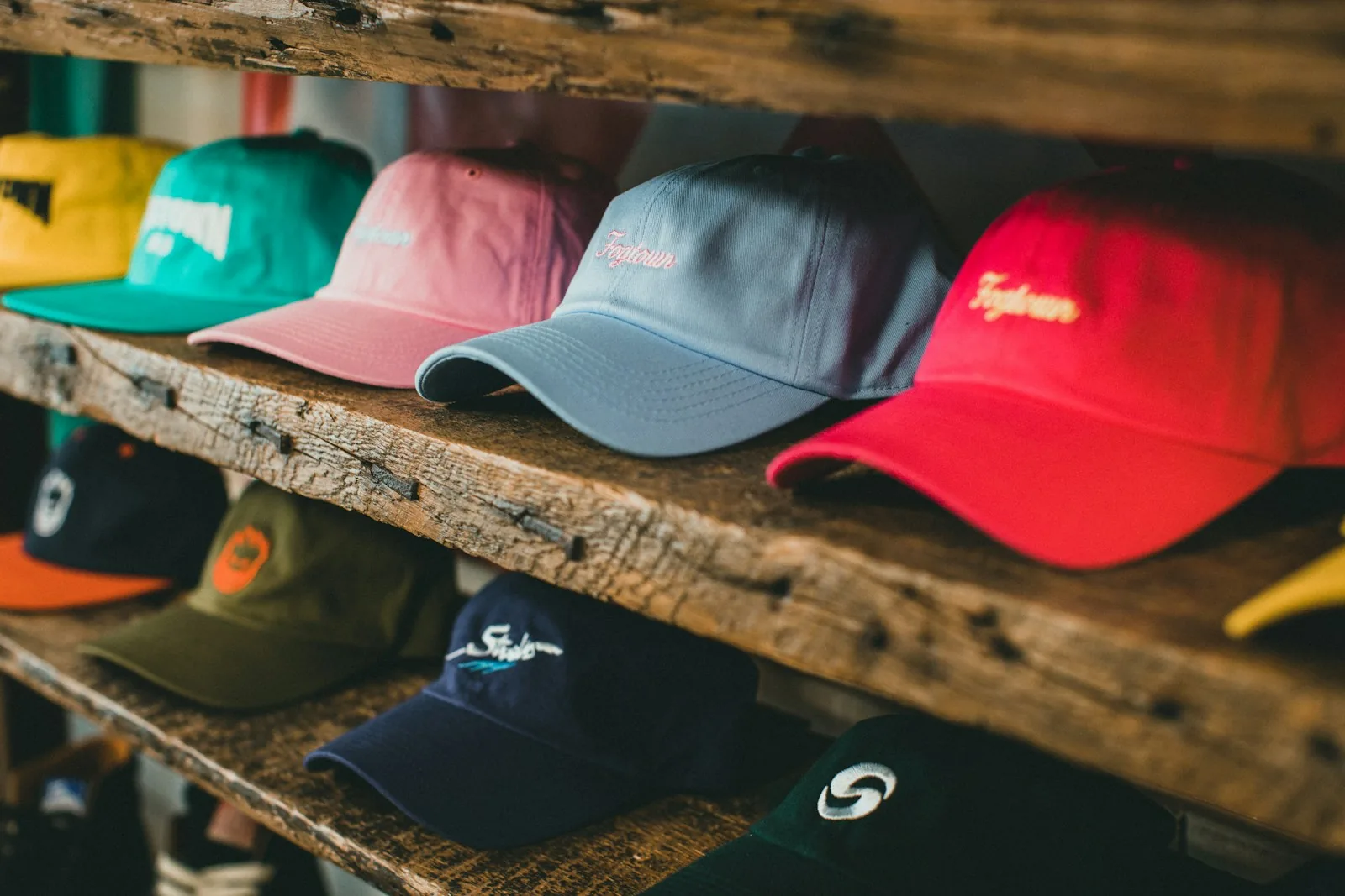 Custom branded caps and hats